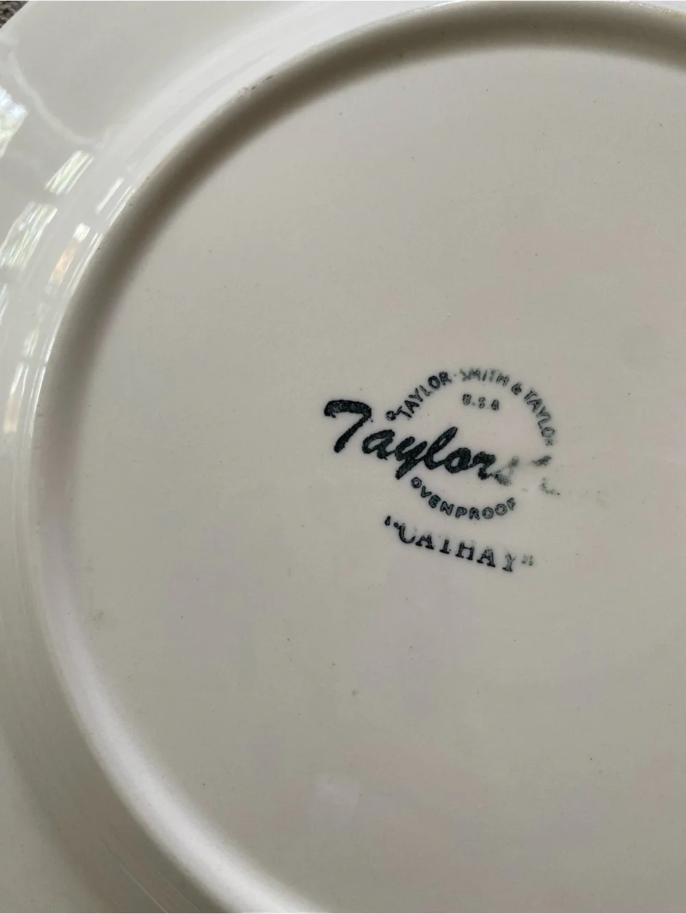 Taylorstone Cathay Atomic Starburst MCM Dinner Plates 10.5”. Vintage